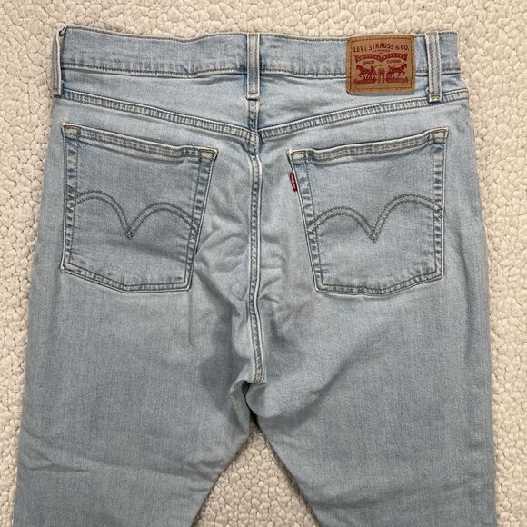 Levi’s Jeans Women’s Size 32 (Actual 30x26) Blue Wedgie Skinny High Rise - Picture 4 of 11